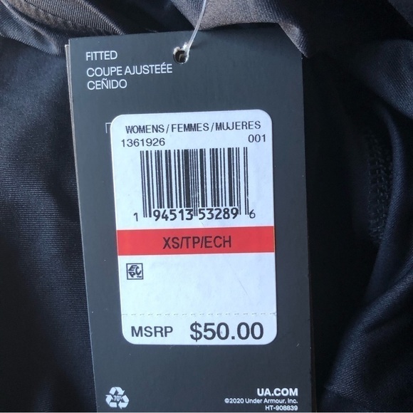 Under Armour ISO Chill Fitted Short Sleeve Top Black XS - Picture 10 of 13